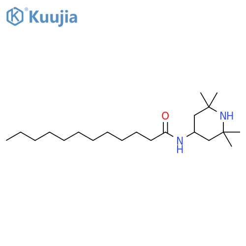 Dodecanamide, N-(2,2,6,6-tetramethyl-4-piperidinyl)- structure