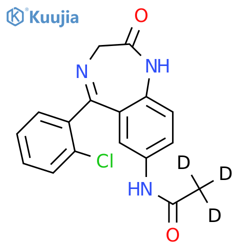 7-Acetamido-d3 Clonazepam structure
