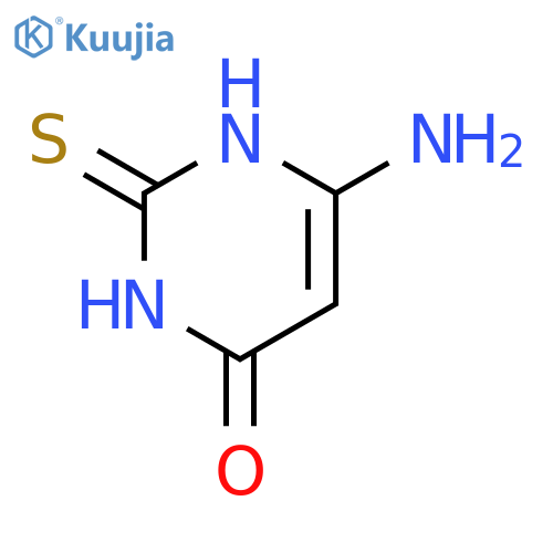 6-Amino-2-thiouracil-13C2 structure