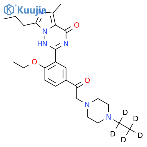 Vardenafil Acetyl-d5 Analogue structure