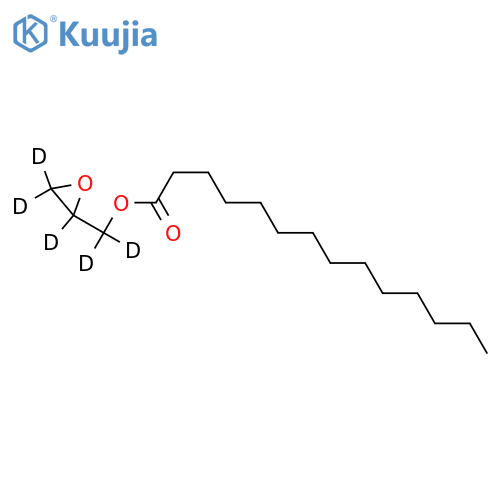 Glycidyl Myristate-d5 structure