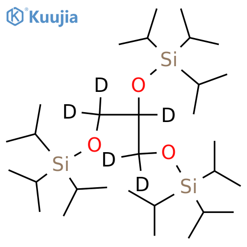 1,2,3-O-Tris(triisopropyl) Glycerol-d5 structure