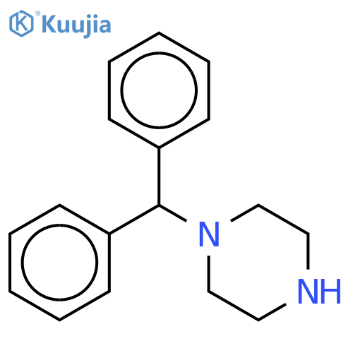 1-Benzhydrylpiperazine-d8 structure