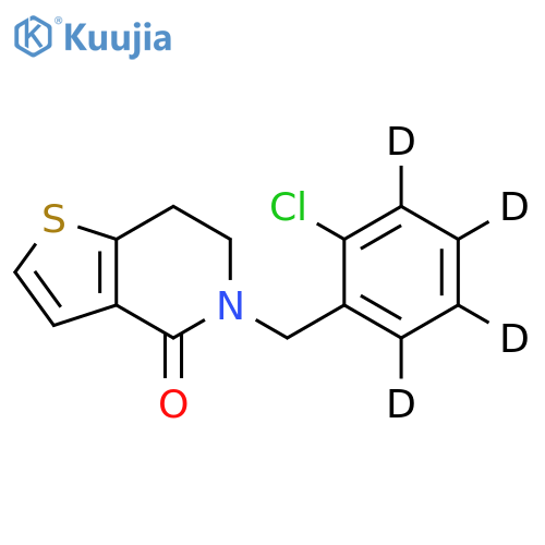 4-Oxo Ticlopidine-d4 structure