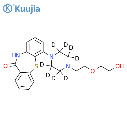Quetiapine Sulfoxide-d8 structure