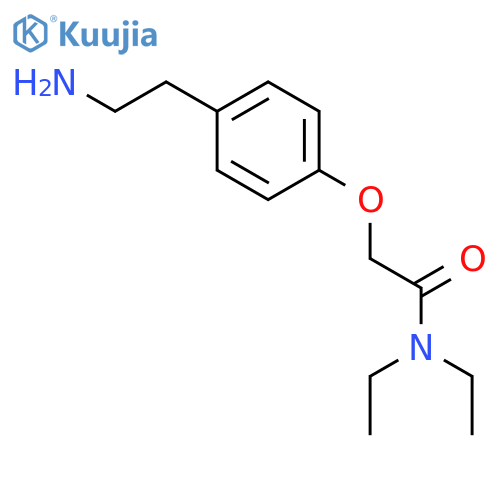 2-4-(2-Amino-Ethyl)-Phenoxy-N,N-Diethyl-Acetamide structure