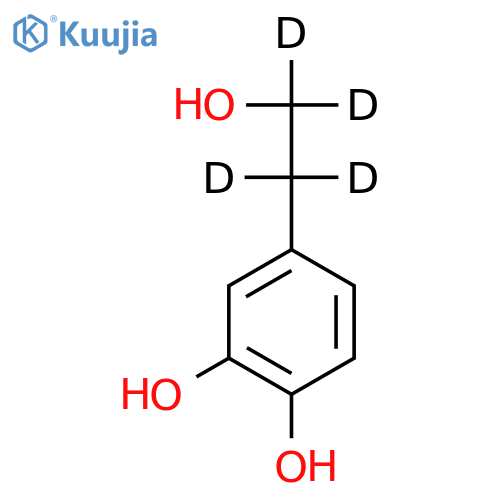 Hydroxy Tyrosol-d4 structure