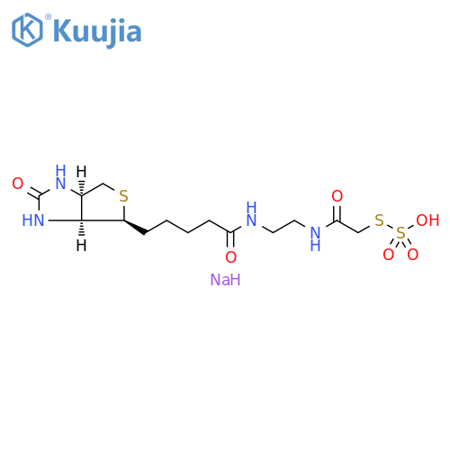 N-(2-Aminoethyl)-N’-(2-Sulfothioacetamid)biotinamide, Sodium Salt structure
