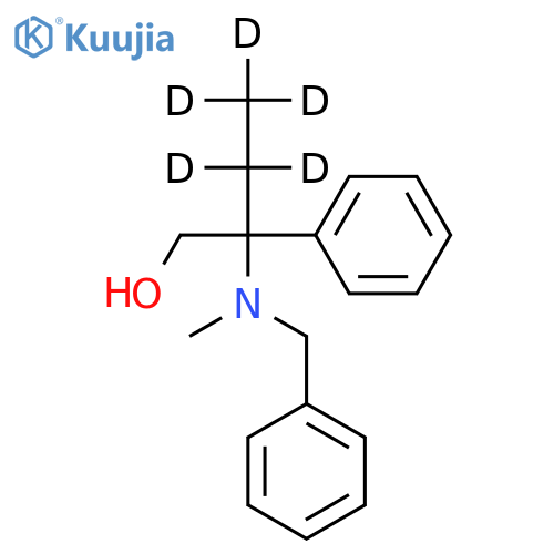 2-(N-Benzyl-N-methyl)amino-2-phenylbutanol-d5 structure