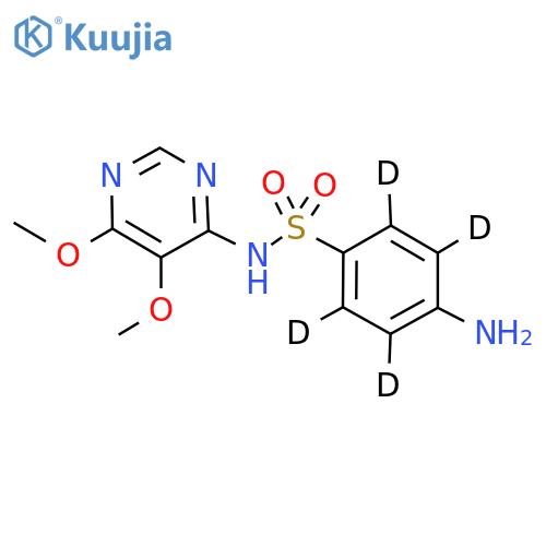 Sulfadoxine (Phenylene-d4) structure