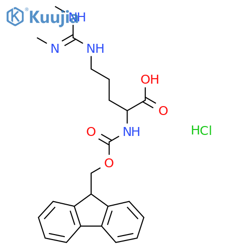 Fmoc-arg(me)2-oh (symmetrical), hydrochloride structure