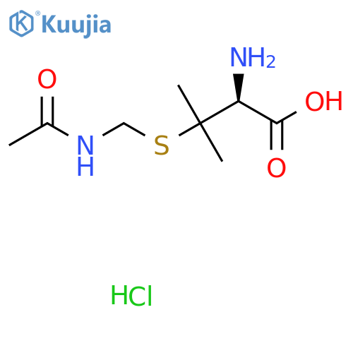 (S)-Acetamidomethyl-l-penicillamine, Hydrochloric Acid Salt structure
