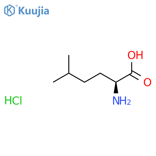 H-HoLeu-OH hydrochloride structure
