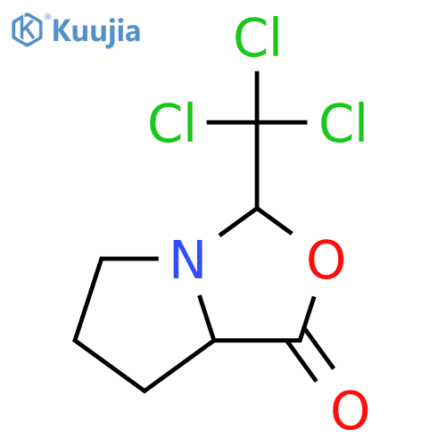 (3S)-Trichloromethyl-cis-tetrahydropyrrolo1,2-coxazol-1-one structure