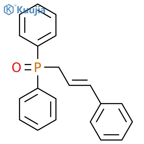 Phosphine oxide, diphenyl[(2E)-3-phenyl-2-propenyl]- structure