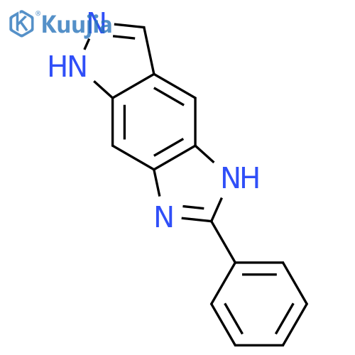 Imidazo[4,5-f]indazole, 1,5-dihydro-6-phenyl- structure