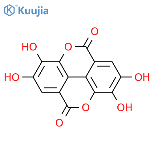 Ellagic acid dihydrate structure
