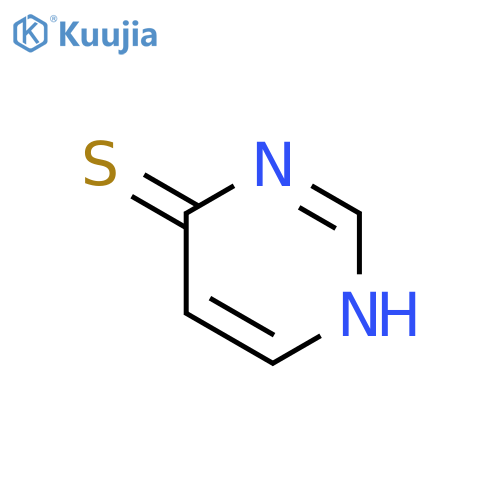 4-Pyrimidinethiol (9CI) structure