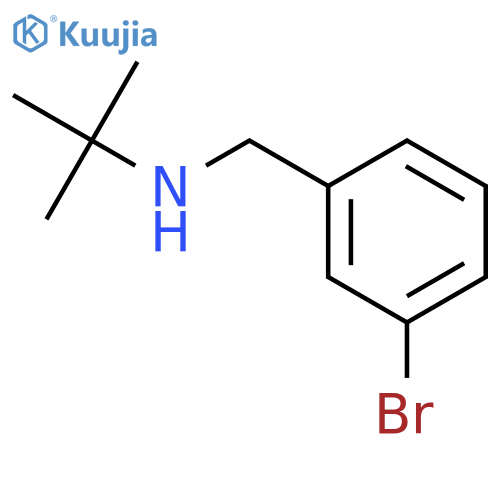 N-(3-Bromophenyl)methyl-2-methyl-propan-2-amine structure