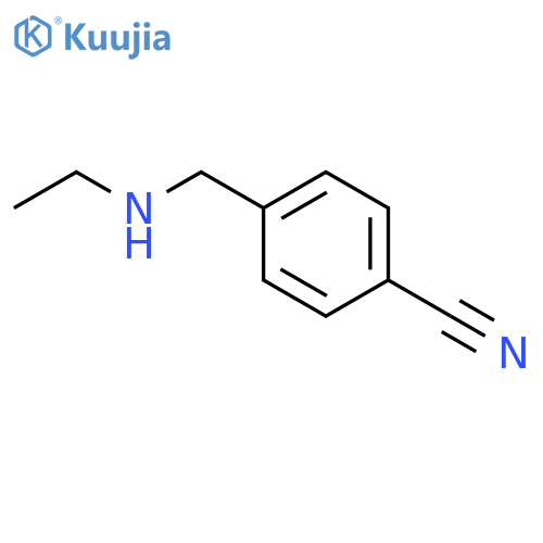 Benzonitrile, 4-[(ethylamino)methyl]- structure