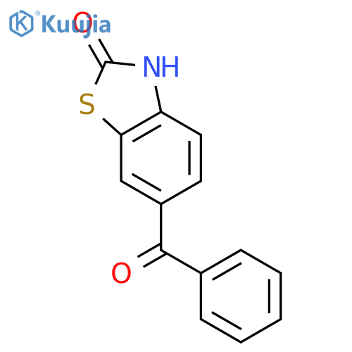 2(3H)-Benzothiazolone,6-benzoyl- structure