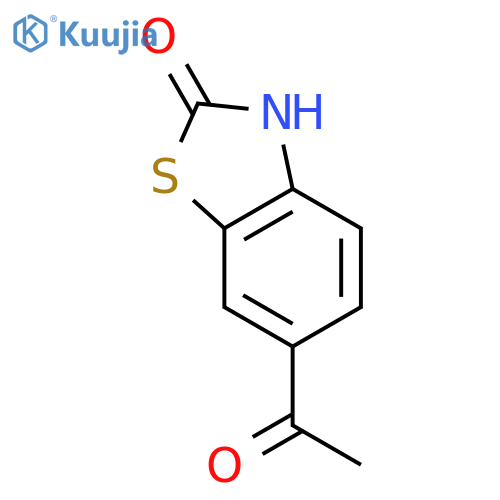 6-Acetyl-2(3H)-benzothiazolone structure