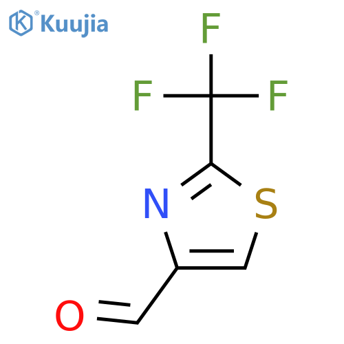2-(trifluoromethyl)-1,3-thiazole-4-carbaldehyde structure