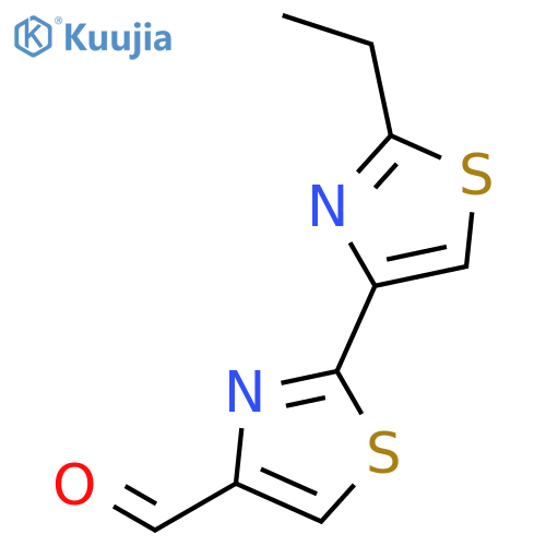 [2,4'-Bithiazole]-4-carboxaldehyde, 2'-ethyl- structure