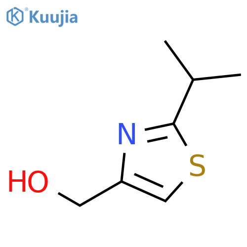4-(Hydroxymethyl)-2-isopropylthiazole structure