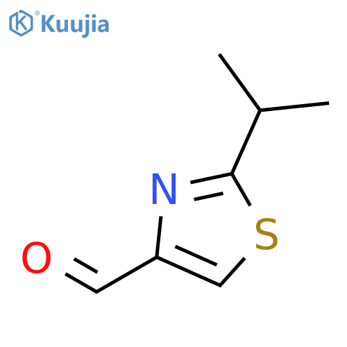 2-(propan-2-yl)-1,3-thiazole-4-carbaldehyde structure