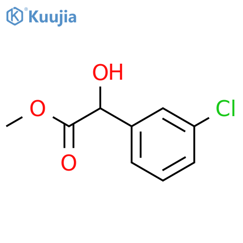 Methyl 2-(3-chlorophenyl)-2-hydroxyacetate structure