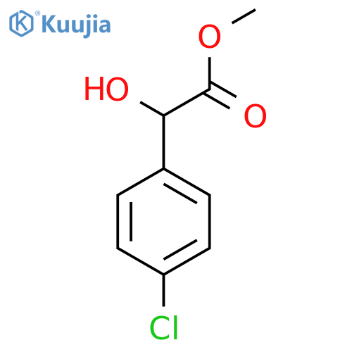 methyl 2-(4-chlorophenyl)-2-hydroxyacetate structure