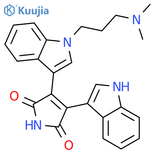 Bisindolylmaleimide i structure
