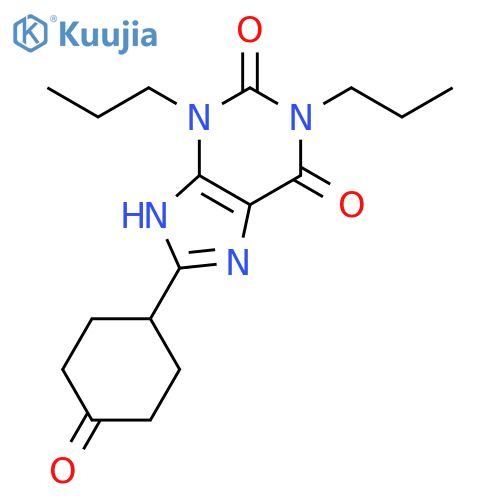 1H-Purine-2,6-dione, 3,7-dihydro-8-(4-oxocyclohexyl)-1,3-dipropyl- structure