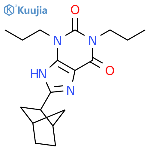 1H-Purine-2,6-dione, 8-bicyclo[2.2.1]hept-2-yl-3,7-dihydro-1,3-dipropyl- structure
