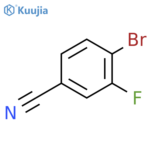 4-Bromo-3-fluorobenzonitrile structure
