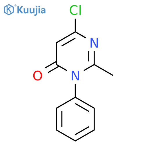 6-Chloro-2-methyl-3-phenylpyrimidin-4-one structure