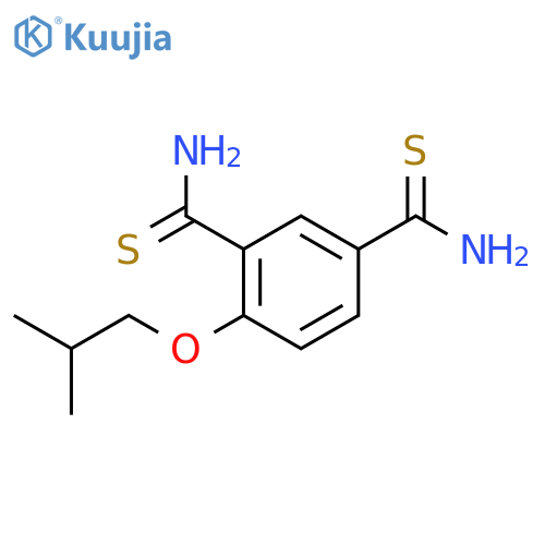 4-(2-Methylpropoxy)-1,3-benzenedicarbothioamide structure
