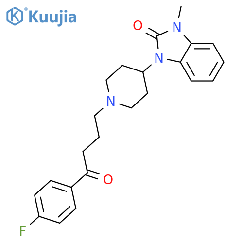 2H-Benzimidazol-2-one,1-[1-[4-(4-fluorophenyl)-4-oxobutyl]-4-piperidinyl]-1,3-dihydro-3-(methyl-11C)- structure