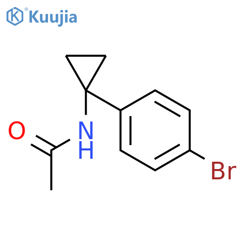 N-(1-(4-Bromophenyl)cyclopropyl)acetamide structure
