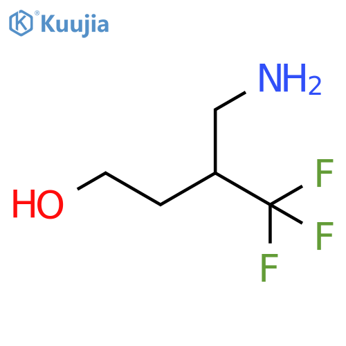 3-Aminomethyl-4,4,4-trifluoro-butan-1-ol structure