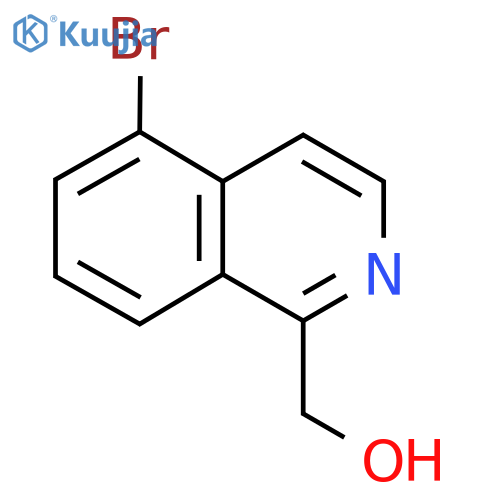 (5-Bromoisoquinolin-1-yl)methanol structure