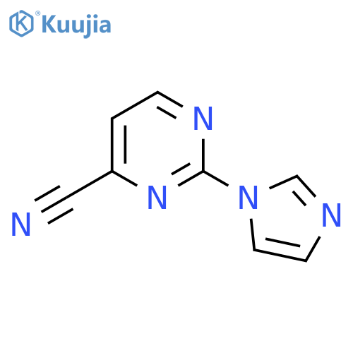 2-(1H-Imidazol-1-yl)pyrimidine-4-carbonitrile structure