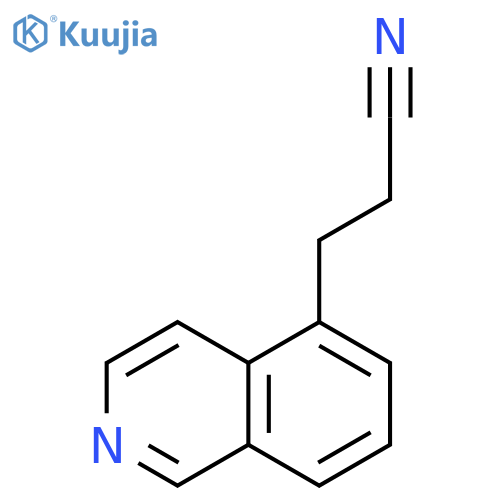 3-(isoquinolin-5-yl)propanenitrile structure