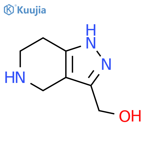 4,5,6,7-tetrahydro-1H-pyrazolo[4,3-c]pyridin-3-ylmethanol structure