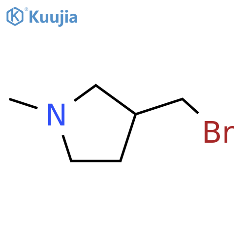 3-(Bromomethyl)-1-methylpyrrolidine hydrobromide structure