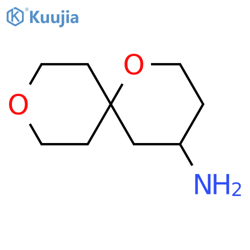 1,9-dioxaspiro[5.5]undecan-4-amine structure