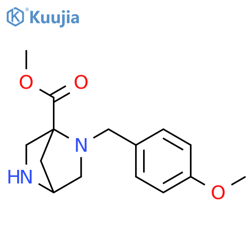2-(4-Methoxy-Benzyl)-2,5-Diaza-Bicyclo[2.2.1]Heptane-1-Carboxylic Acid Methyl Ester(WX120293) structure