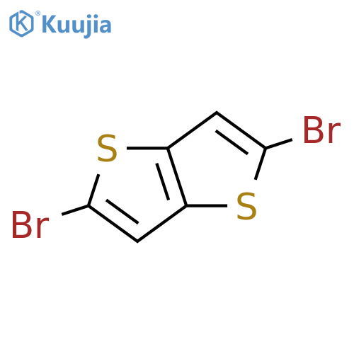 2,5-DIBROMOTHIENO[3,2-B]THIOPHENE structure