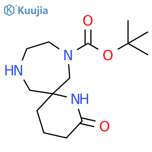 Tert-Butyl 2-Oxo-1,8,11-Triazaspiro[5.6]Dodecane-8-Carboxylate structure